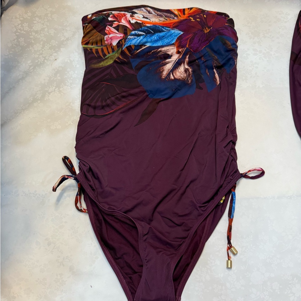 Floral Kids One Piece Swimsuit